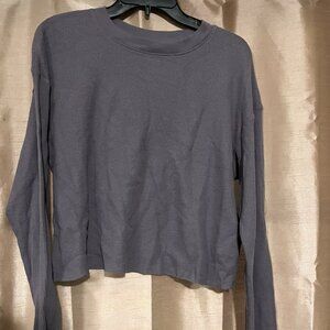 Lavender Waffle Long Sleeve Shirt